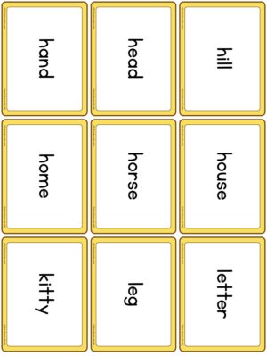 Dolch Nouns