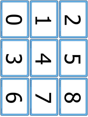 Preview of Numbers only, Small, Solid