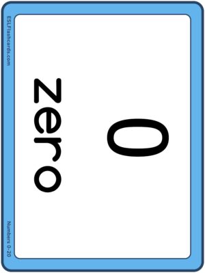 Preview of Numbers with spelling, Large, Solid