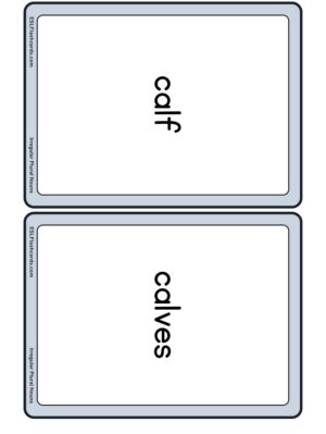 Preview of Word cards, Medium