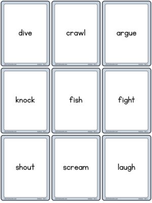 Preview of Words only, Small
