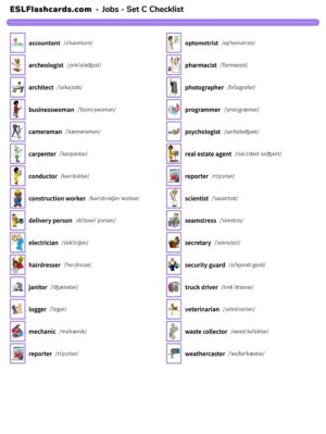Preview of Checklist