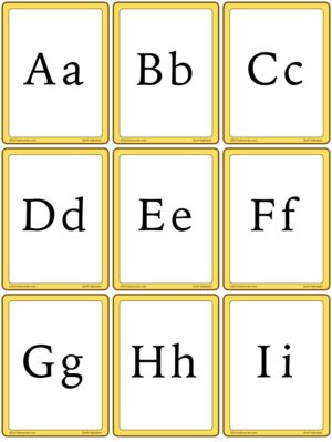 Serif Alphabet