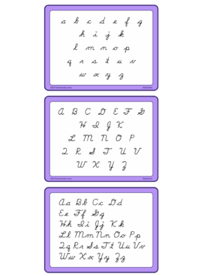 Preview of Cursive