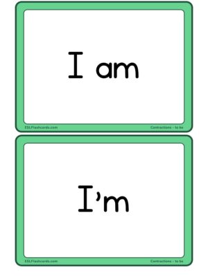 Common Contractions