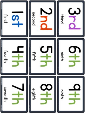 Preview of Numbers with spelling, Small