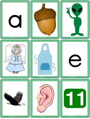 Preview of Images only, Small, Long A-E-I-O-U