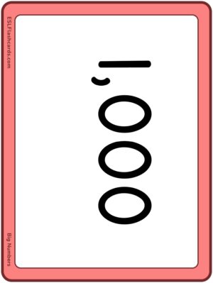 Preview of Numbers only, Large