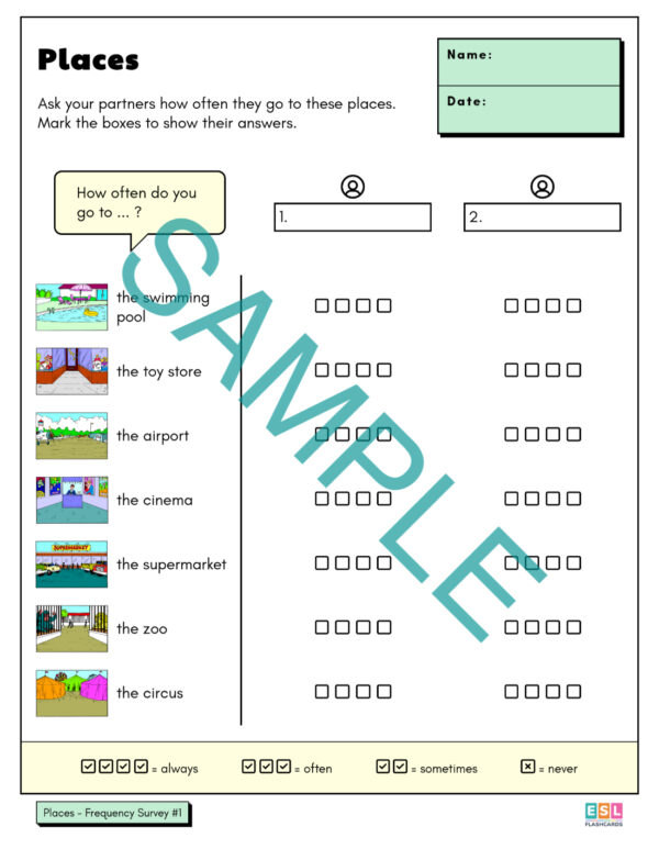 Worksheet Package #2: People and Places - Image 3
