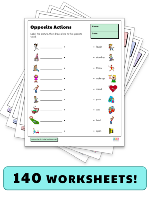Worksheet Package #1: Action Verbs