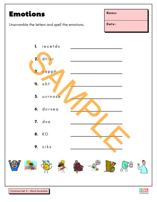 Worksheet Package #4: Adjectives - Image 7