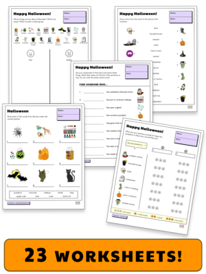 Halloween Worksheets
